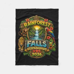 Cobertor De Velo Vbs 2026 Rainforestfalls Explorando A Natureza