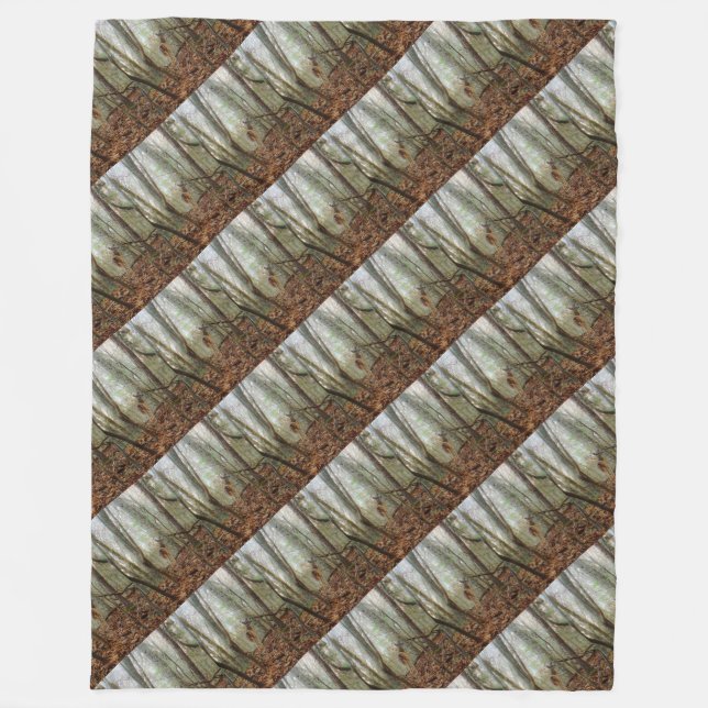 Cobertor De Velo Veado nas árvores (Frente)