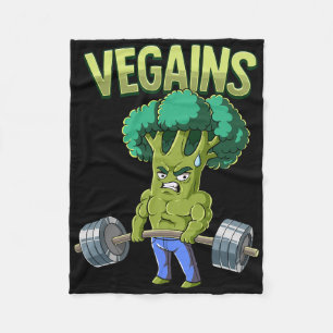 Cobertor De Velo Vegan Gym Bodybuilding Vegains