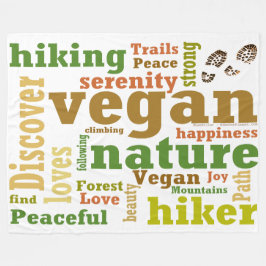 Cobertor De Velo Vegan Hiker Hiking Serenity