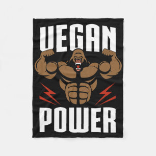 Cobertor De Velo Vegan Power - Gorilla Workout E Gym Bodybuilding