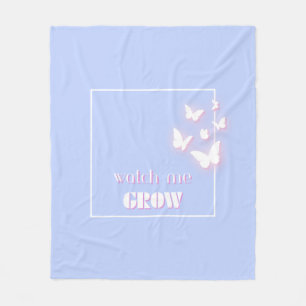 Cobertor De Velo Veja-me crescer, motivacional, inspiracional, pré-