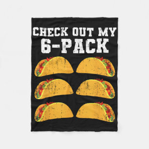 Cobertor De Velo Veja Meu Seis Pacotes De 6 Tacos Para Cinco Mães