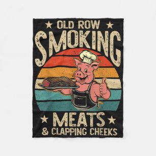 Cobertor De Velo Velhas Linhas Fumando Refeições E Fapeando Cheeks 