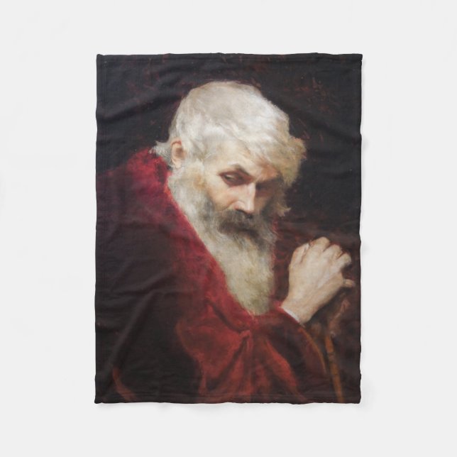 Cobertor De Velo Velho Casaco vermelho (Papai Noel) (Natal) (Frente)