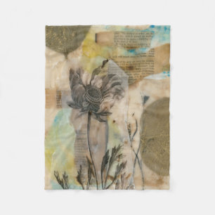 Cobertor De Velo Vellum Floral II