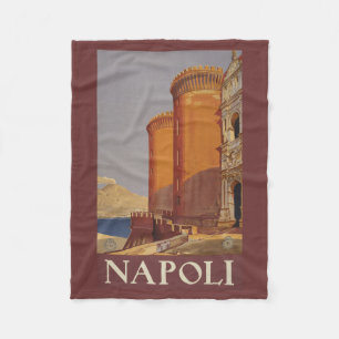 Cobertor De Velo Velo das viagens vintage de Napoli (Nápoles)