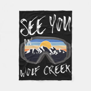 Cobertor De Velo Vemo-Nos Em Wolf Creek Usa Vacinação Esqui Óculos 