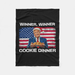Cobertor De Velo Vencedor Janto Cookie Funny Trump 2024 47th