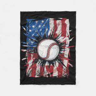 Cobertor De Velo Vender Patriótico 4 De Julho Homens EUA Bandeira A