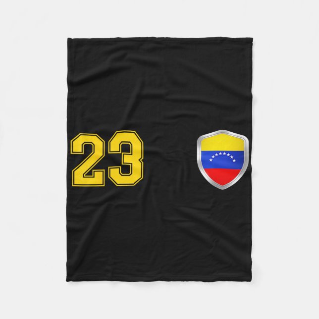 Cobertor De Velo Venezuela - Design de futebol da equipe La Vinotin (Frente)