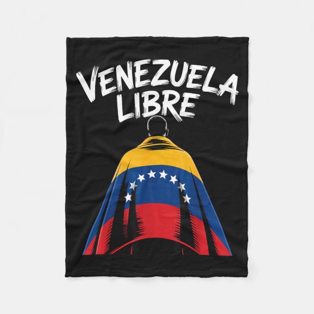 Cobertor De Velo Venezuela Livre 2026 Bandeira da Venezuela  (Frente)