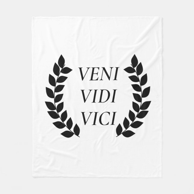 Cobertor De Velo Veni Vidi Vici (Frente)