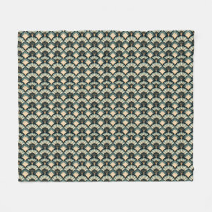 Cobertor De Velo Ventilador Teal & Beige inspirado no Japão