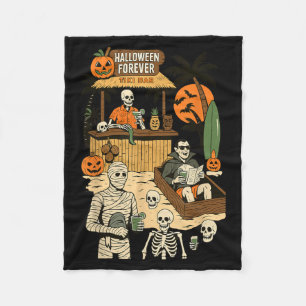 Cobertor De Velo Verão Assustador de Halloween Retro Terror de Verã
