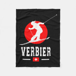 Cobertor De Velo Verbier Ski Resort Alts Swiss Mountain Switzerlan