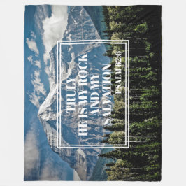 Cobertor De Velo Verdadeiramente Ele Minha Foto Da Montanha Cristã 