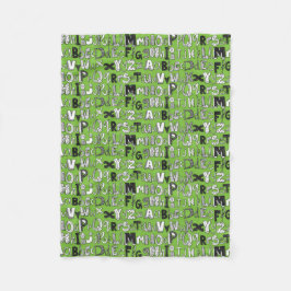 Cobertor De Velo Verde ABC