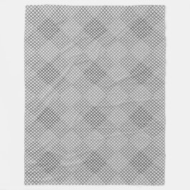 Cobertor De Velo Verificado o padrão diagonal 2 tons w OffWhite