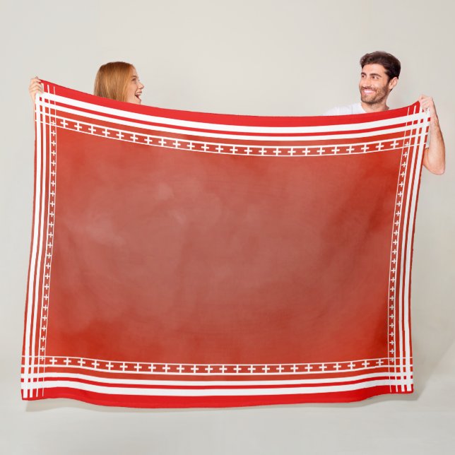 Cobertor De Velo Vermelho Inspirado Dinamarquês (In Situ)