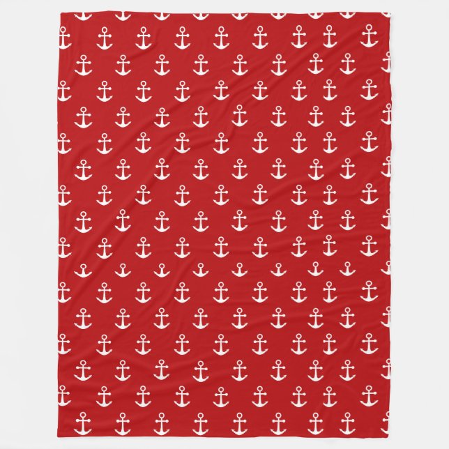 Cobertor De Velo Vermelho náutico (Frente)