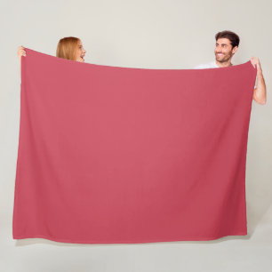 Cobertor De Velo Vermelho-tijolo (cor sólida)