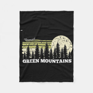 Cobertor De Velo Vermont Caminhada Montanhas Verdes Árvores Naturez
