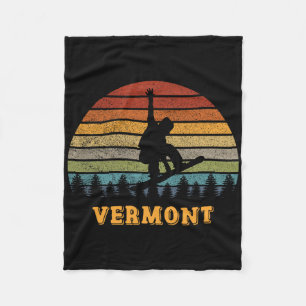 Cobertor De Velo Vermont Vintage Sun Snowboard Snowboard Retro