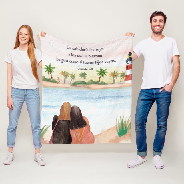 Cobertor De Velo Versos Motivacionales Biblicos en Español (In Situ)