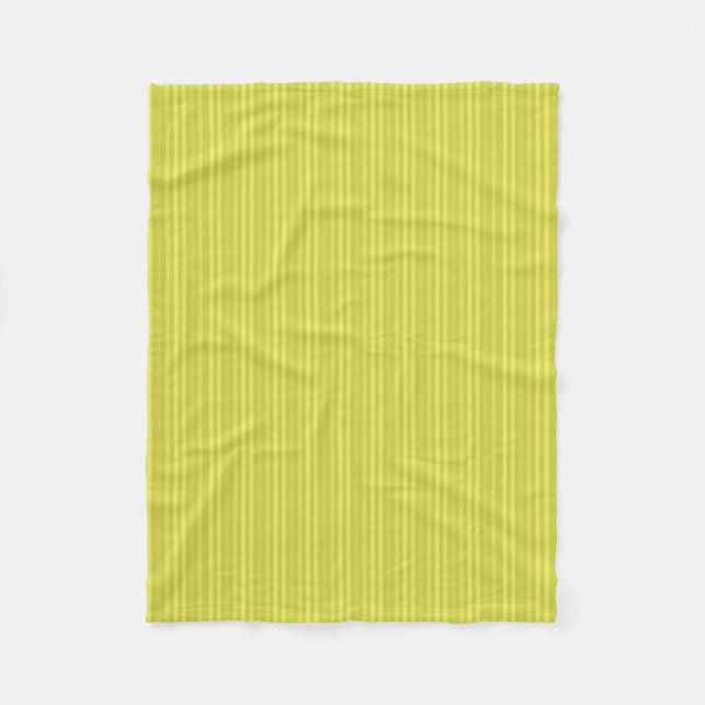 Cobertor De Velo Vertical Stripes Chartreuse Amarelo (Frente)