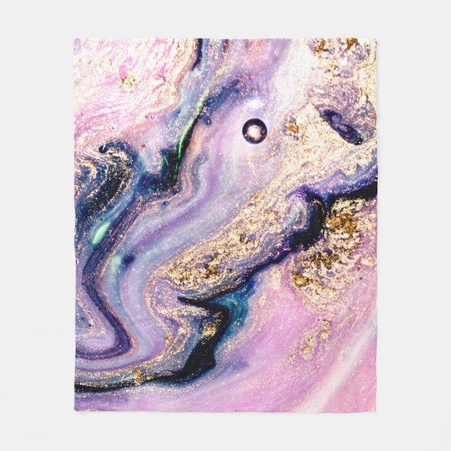 Cobertor De Velo Very beautiful marble pattern. Abstract art wallpa (Frente)