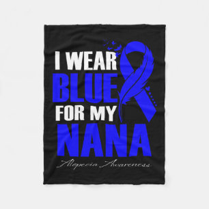 Cobertor De Velo Vestir Azul Para Minha Pena De Alopecia Nana