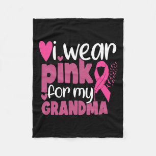 Cobertor De Velo Vestir Rosa Para O Meu Suporte Da Avó Cancer De Ma