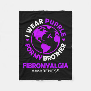 Cobertor De Velo Vestir Roxo Para Meu Irmão Fibromialgia Sensibiliz