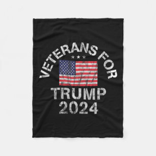 Cobertor De Velo Veteranos Militar Para Trump 2024