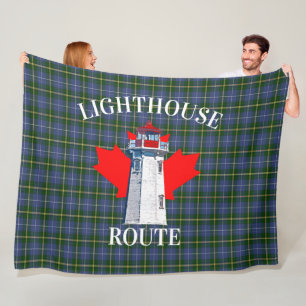 Cobertor De Velo Via de Farol A Nova Escócia Tartan F da Peggy