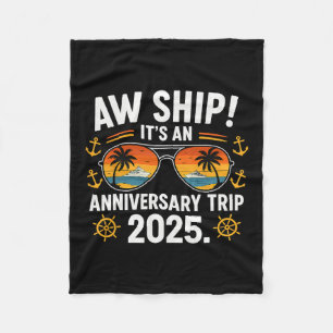 Cobertor De Velo Viagem de Aniversário de Casamento de Navio 2025 C