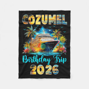 Cobertor De Velo Viagem de aniversário de Cozumel 2026 Cruzeiro de 