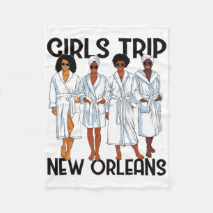 Cobertor De Velo Viagem de Meninas 2025 Nova Orleans Mulheres Melan
