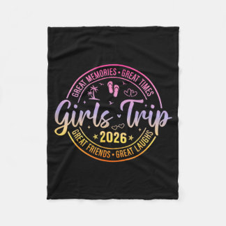 Cobertor De Velo Viagem de meninas 2026 fim de semana de mulheres f