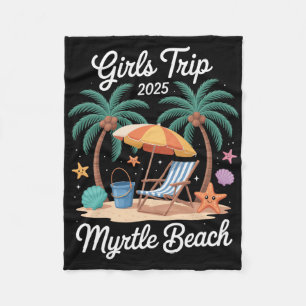 Cobertor De Velo Viagem de meninas de 2025 Myrtle Beach Correspondê