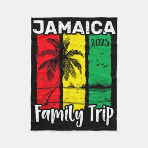 Cobertor De Velo Viagem em Família Jamaica 2025 Ilha Tropical Féria