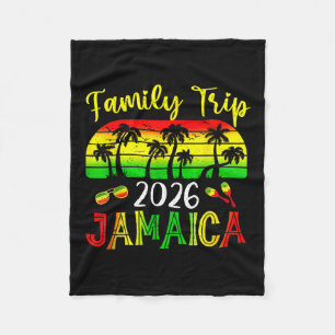Cobertor De Velo Viagem em Família Jamaica 2026 Tapete de Praia par
