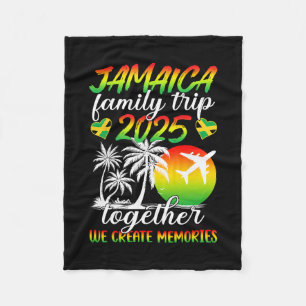 Cobertor De Velo Viagem engraçada em família para Jamaica 2025 Cria