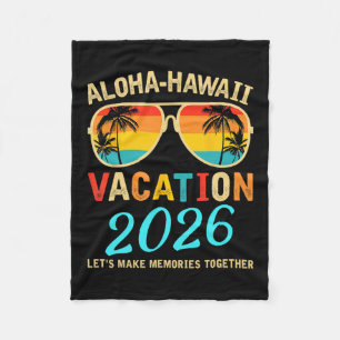 Cobertor De Velo Viagem Familiar Aloha Hawaii 2026 Criando Memórias