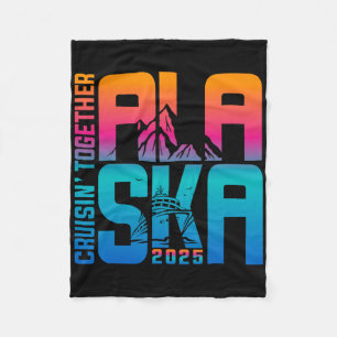 Cobertor De Velo Viagens de Verão da Família Alaska Cruise 2025
