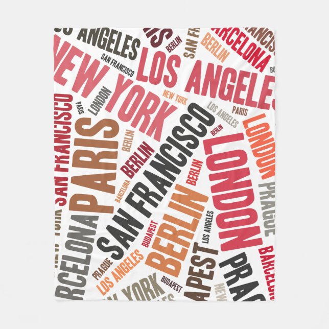 Cobertor De Velo Viajando adorável (Frente)