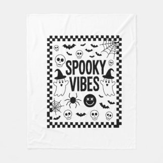 Cobertor De Velo Vibrações Assustadoras Retrô Halloween