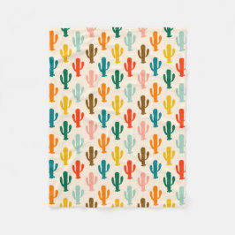 Cobertor De Velo Vibrant Desert Botanical Throw Blanket 