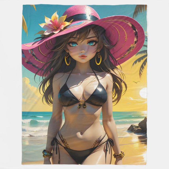 Cobertor De Velo Vicki Dollz Fleece Blanket (Frente)